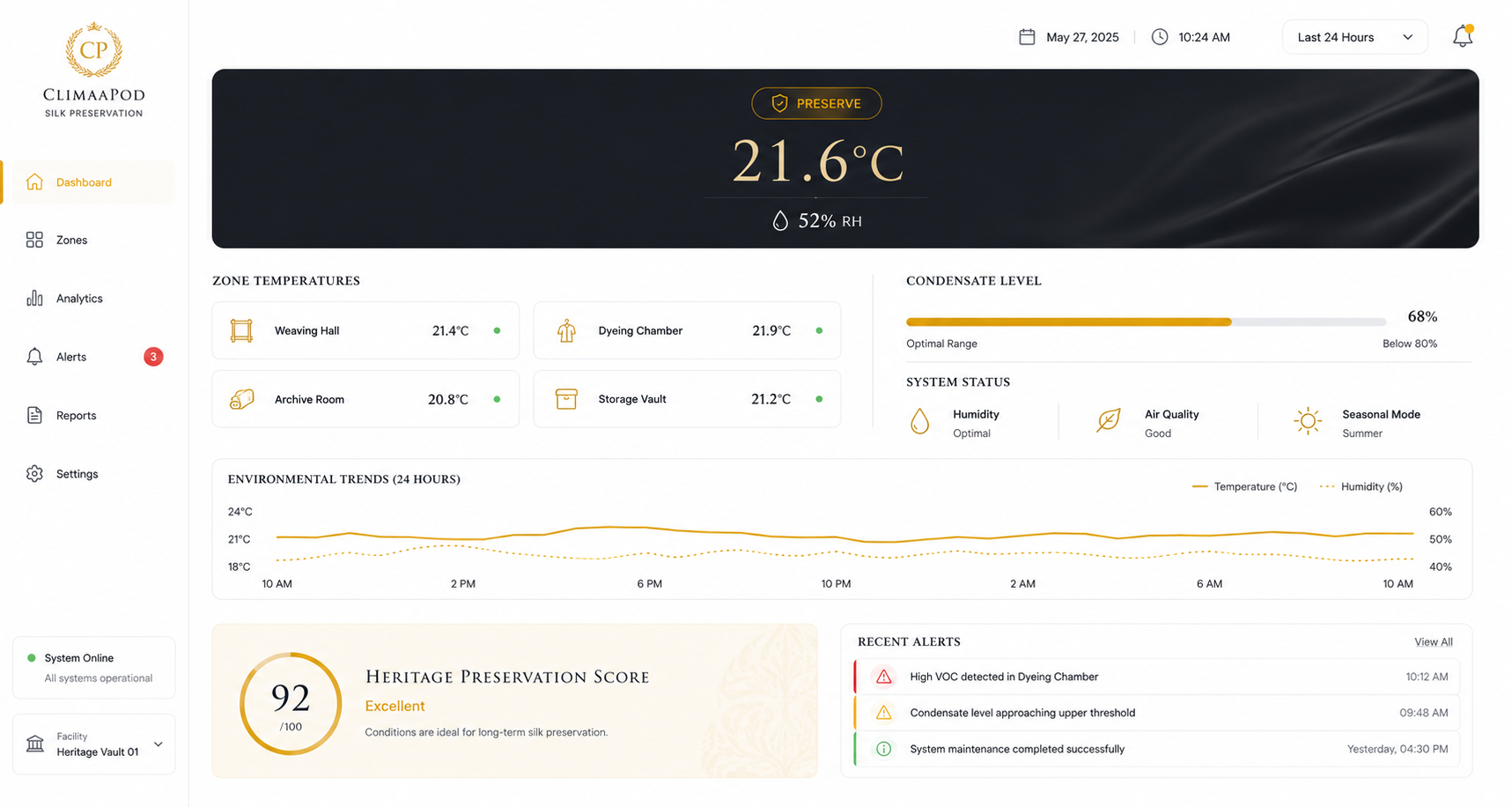 App home dashboard